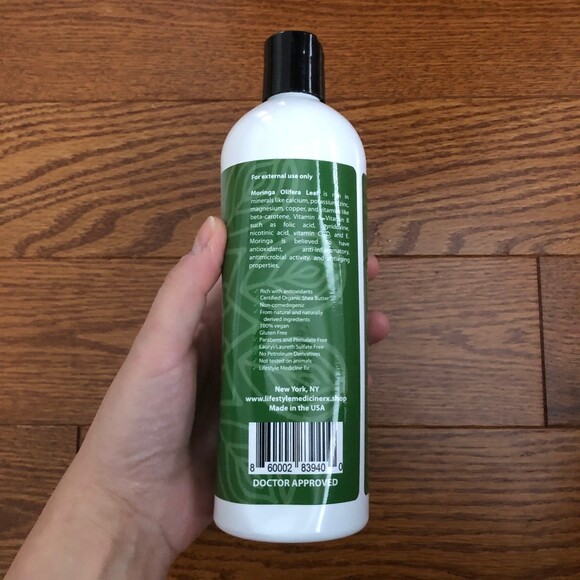 MoRadiance Hydracool Body Wash 16 oz Moringa - Picture 2 of 3